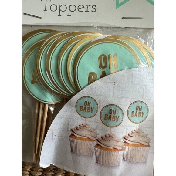 Nicole’s Nursery 24 piece OH BABY! Cupcake Toppers - Picture 3 of 5